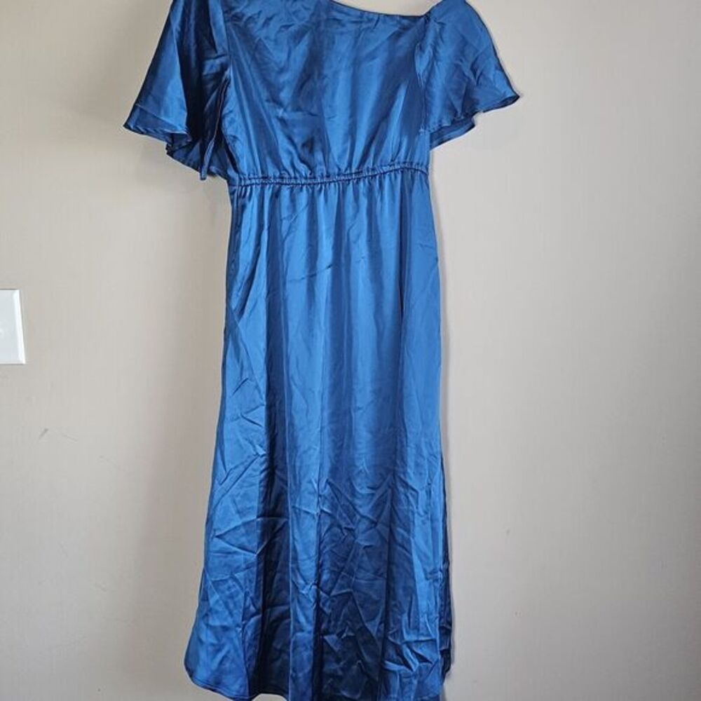 GRACE KARIN NWT S 2023 Off One Shoulder Satin Cocktail‎ Wedding Formal Dress - Picture 7 of 12